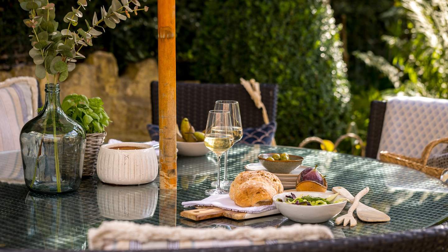 Savour alfresco delights at golden hour... 