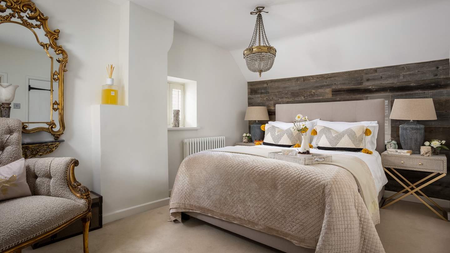 Uncover the opulent master bedroom where soft textures and beige shades ensure this a heavenly space to unwind... 