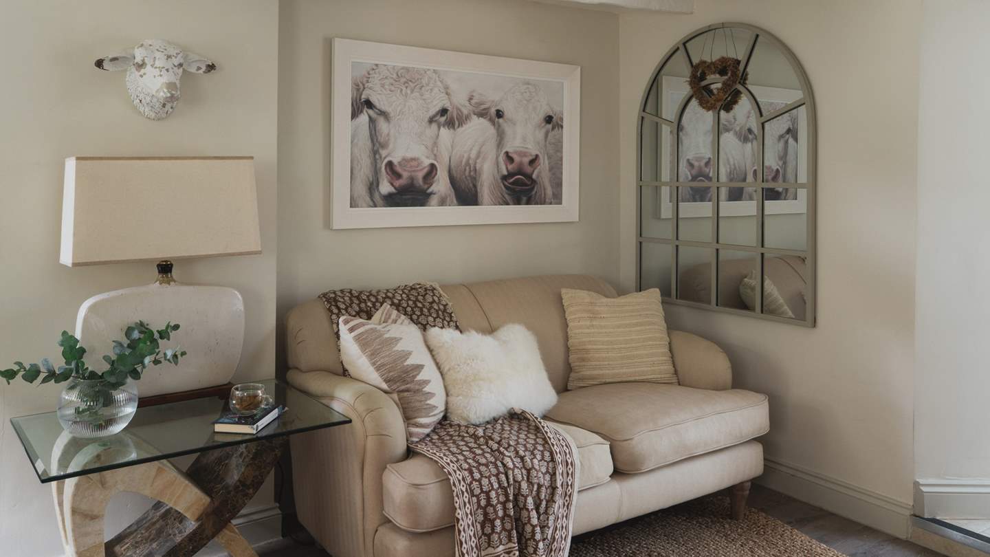 For entertainment, uncover a Smart TV with Netflix, plenty of games, and a Sony Bluetooth speaker for curating your staycation soundtrack