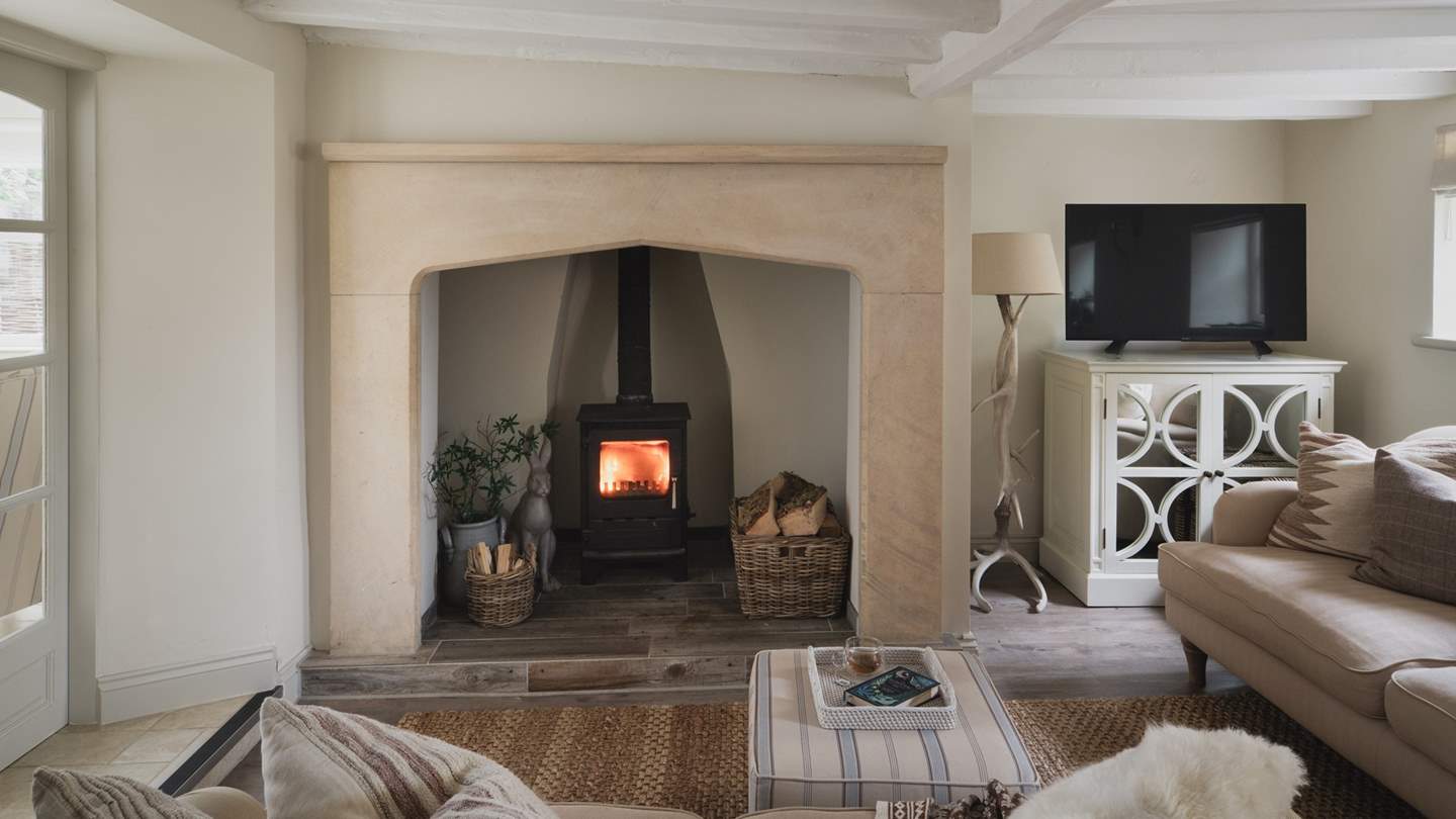 With an enchanting wood burner and underfloor heating too, you're sure to be to snug throughout the winter months