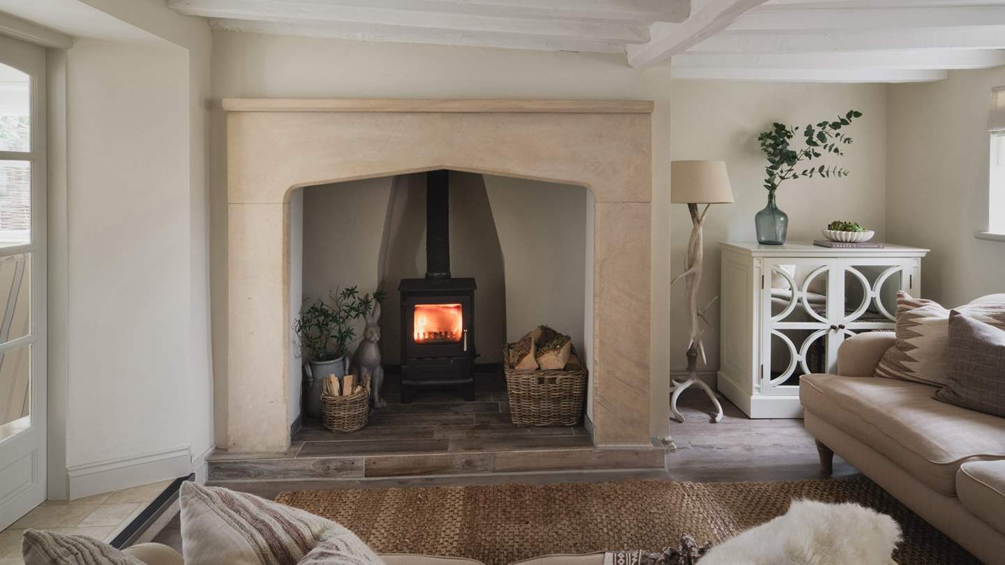 With an enchanting wood burner and underfloor heating too, you're sure to be to snug throughout the winter months