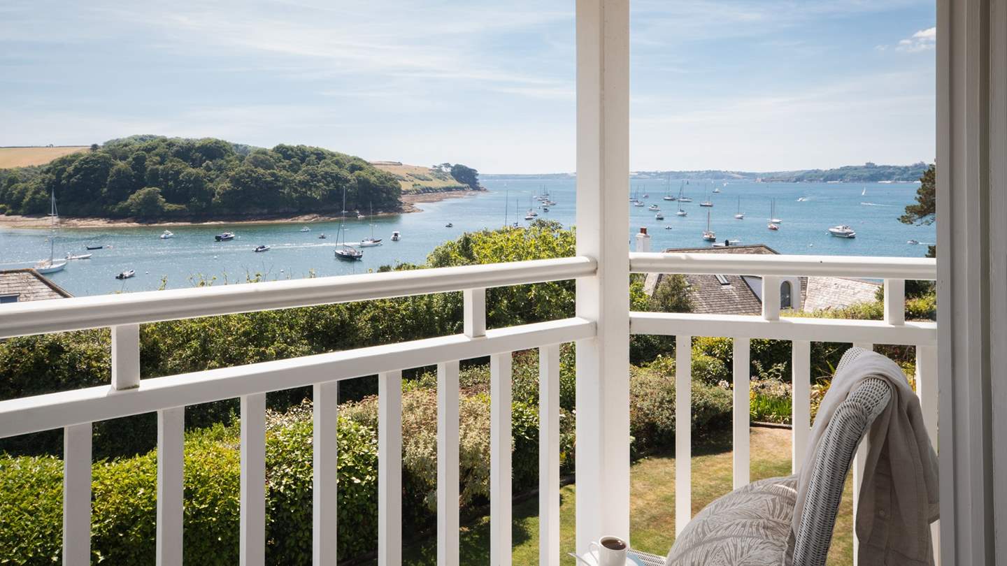Introducing our heavenly retreat set high above Summer's Beach in St Mawes 