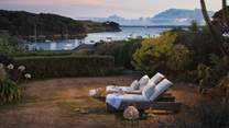 Spend evenings settled on the loungers delighting in the most magical of sunsets