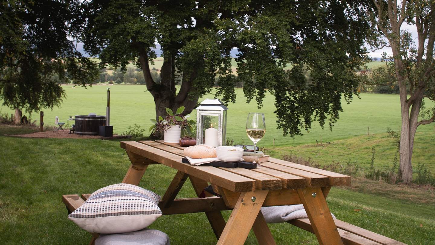 Enjoy alfresco moments with a glass of something special 