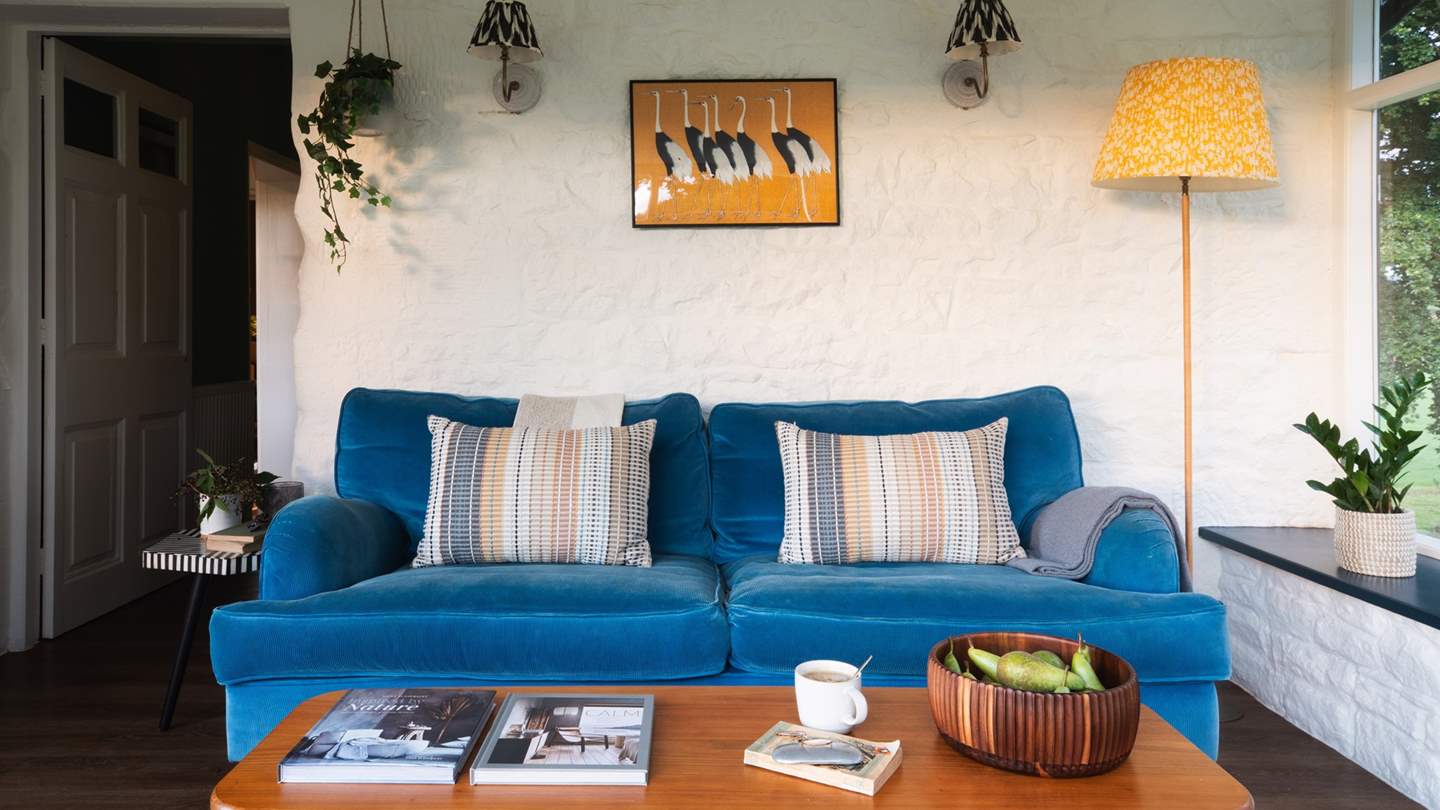 Enjoy leisurely mornings on the sofa, watching the sun burst over the horizon 