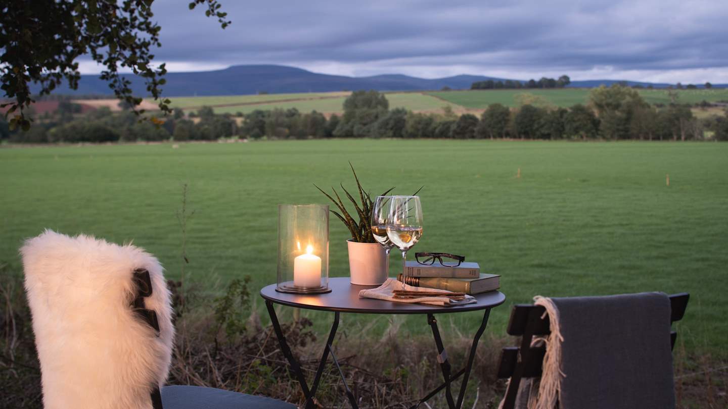 Watch day turn to dusk over the rolling hills