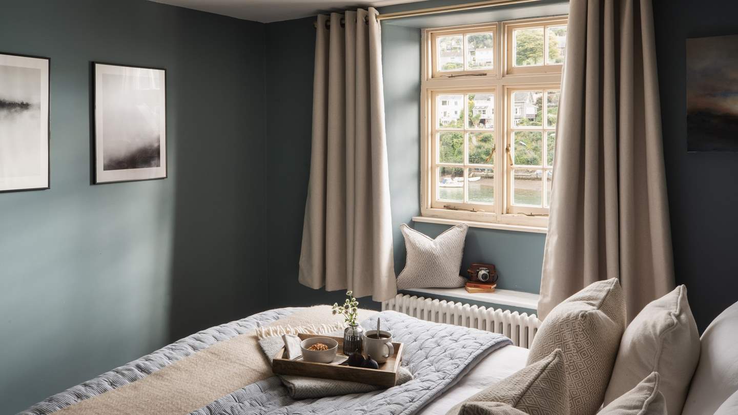 Seek gorgeous views from the dreamy alcove window 