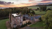 As dusk begins to fall, climb the viewing tower to discover far-reaching vistas over the mystical estate and rolling Somerset countryside...