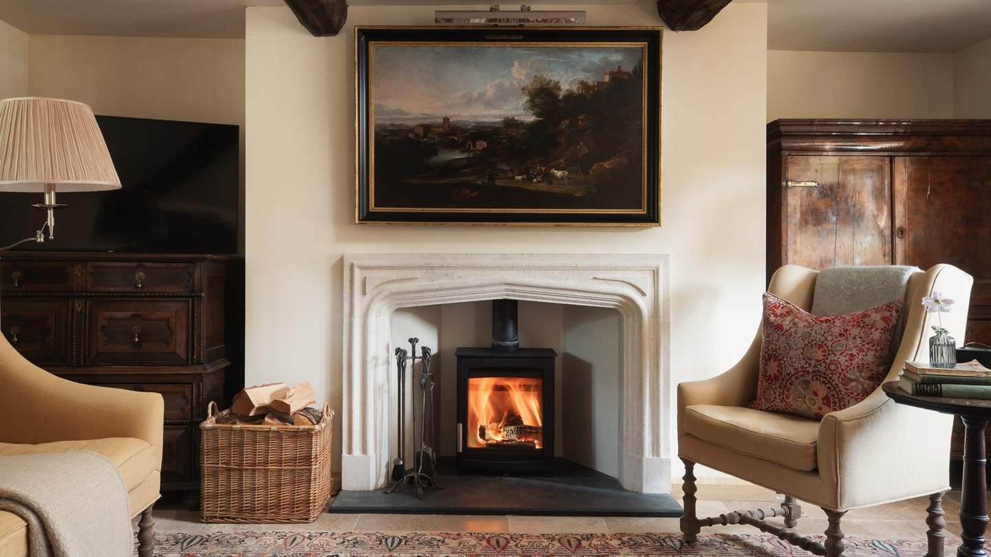 Forget the world for a while fireside at our historic home of dreams...