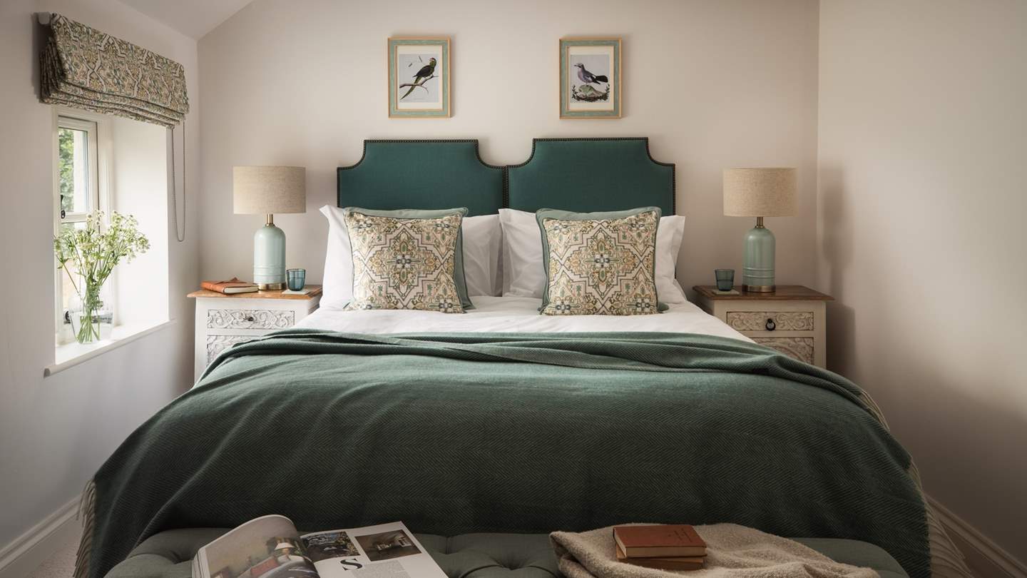 Swathed in luxurious linens, cloud-soft bedding and opulent cushions and throws
