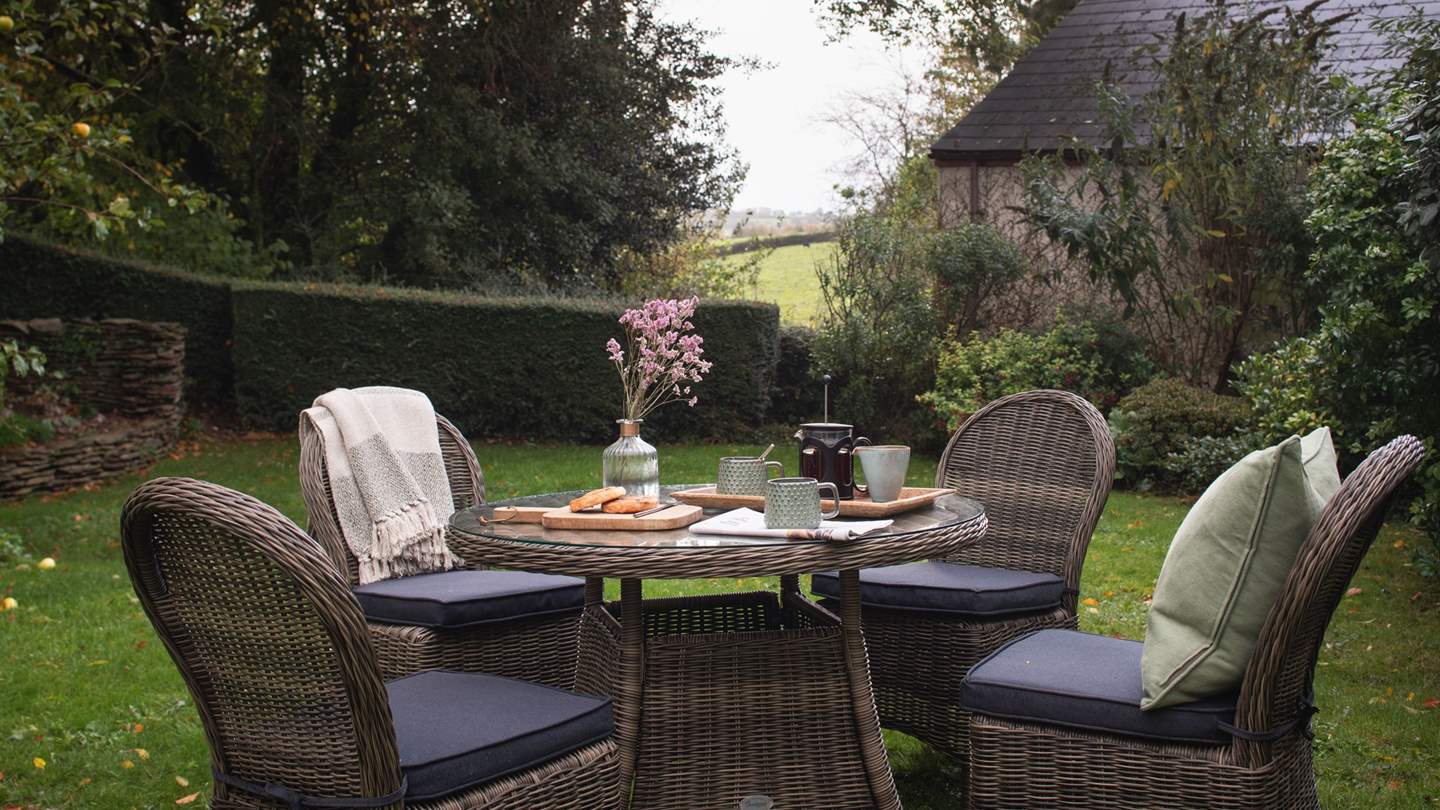 The generous lawn is a wonderful setting for picnics