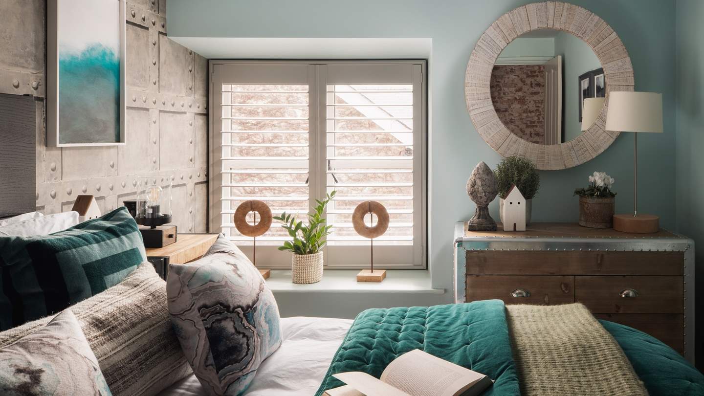 Slip softly into the sumptuous king-sized bed 