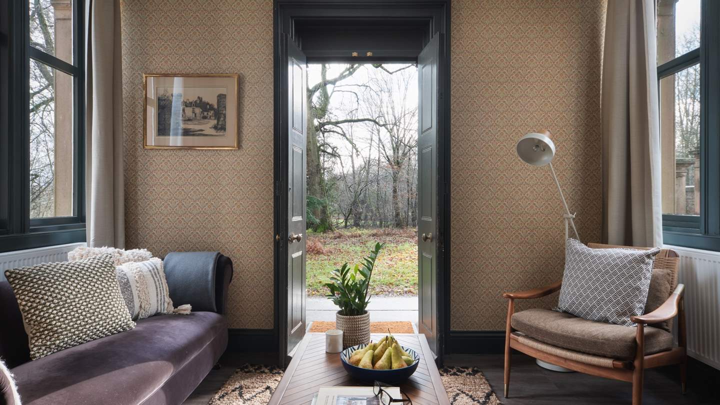 Wild deer can often be spotted grazing from the grand lounge windows