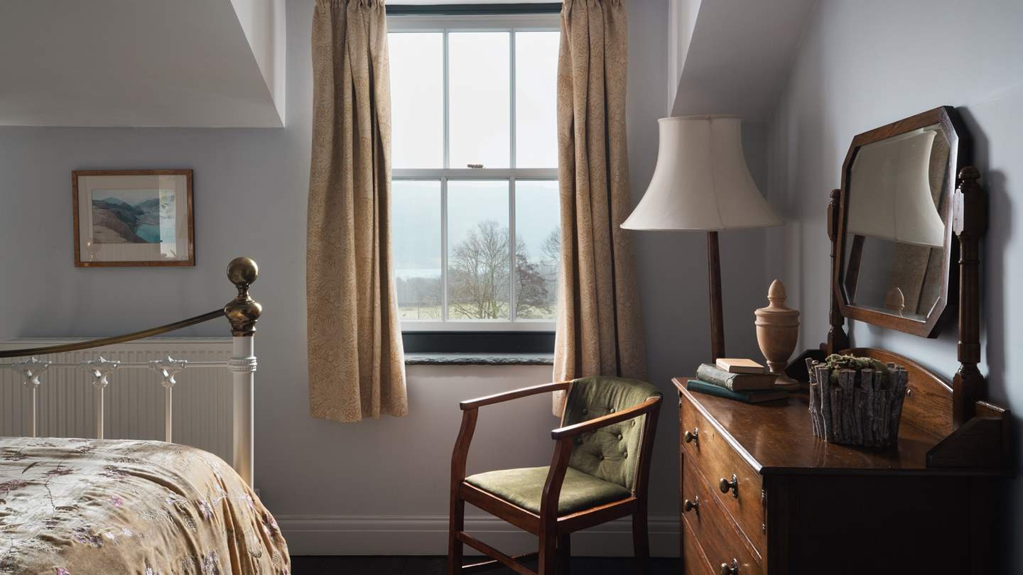 Settle on the darling occasional chair and seek inspiration from the unrivalled views