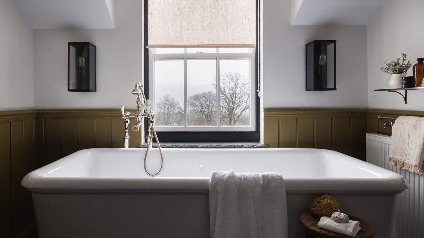 Seek misty evening soaks admiring moody lakeside scenery by candlelight...