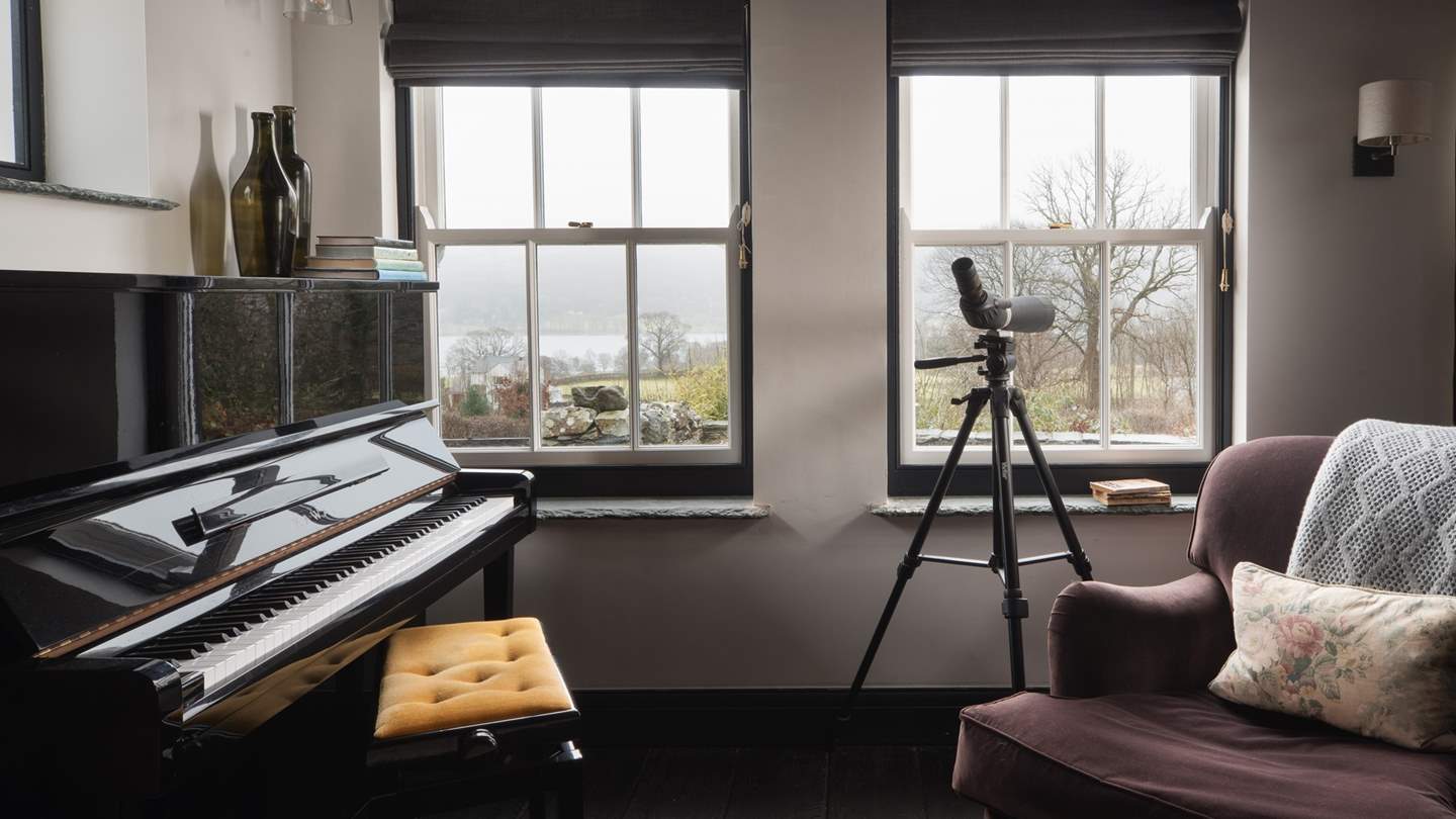 The grand Kawai piano beckons the musical maestros...