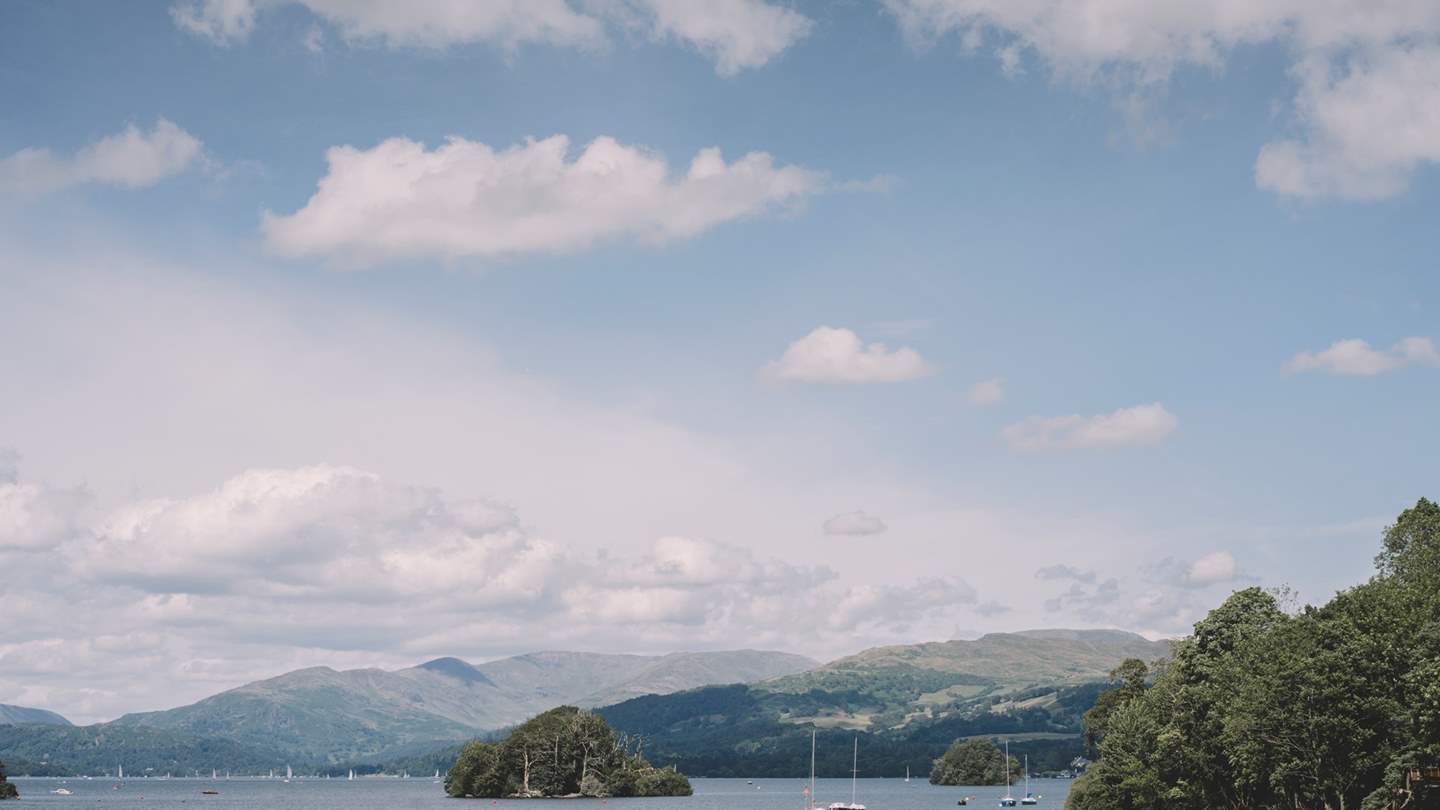 Head to Windermere for a vast range of fine eateries and even finer vistas...