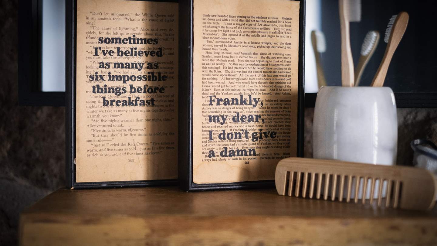 You'll find a heated towel rail to keep towels fluffy and warm