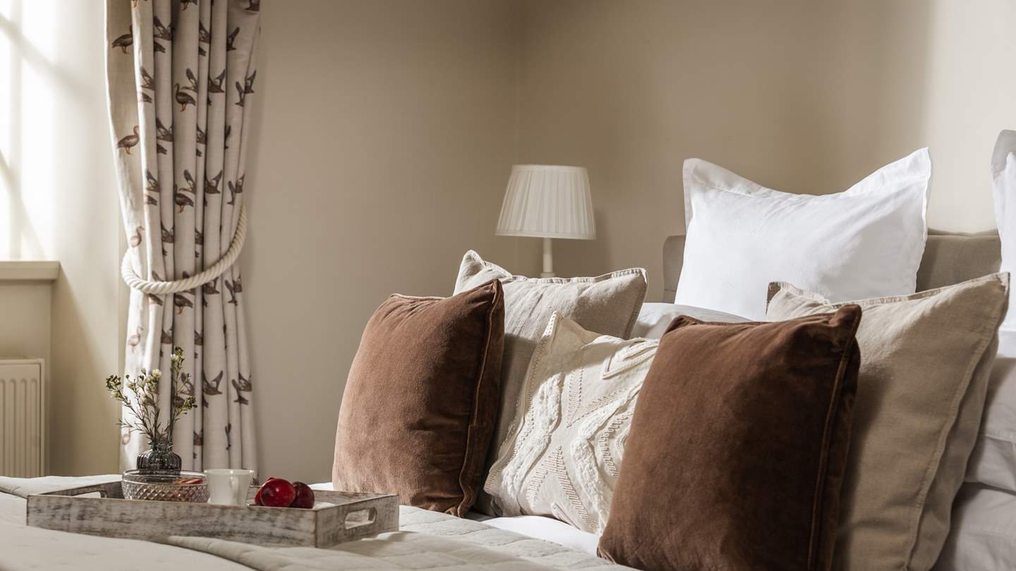 Enjoy slow mornings with breakfast in bed...