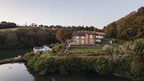 Our historic coastal homestay at the head of the Roseland Peninsula