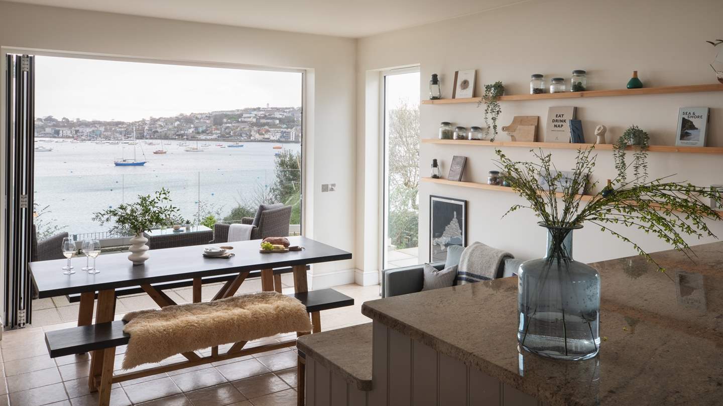 Split over two levels, it’s the perfect social hub to gather in