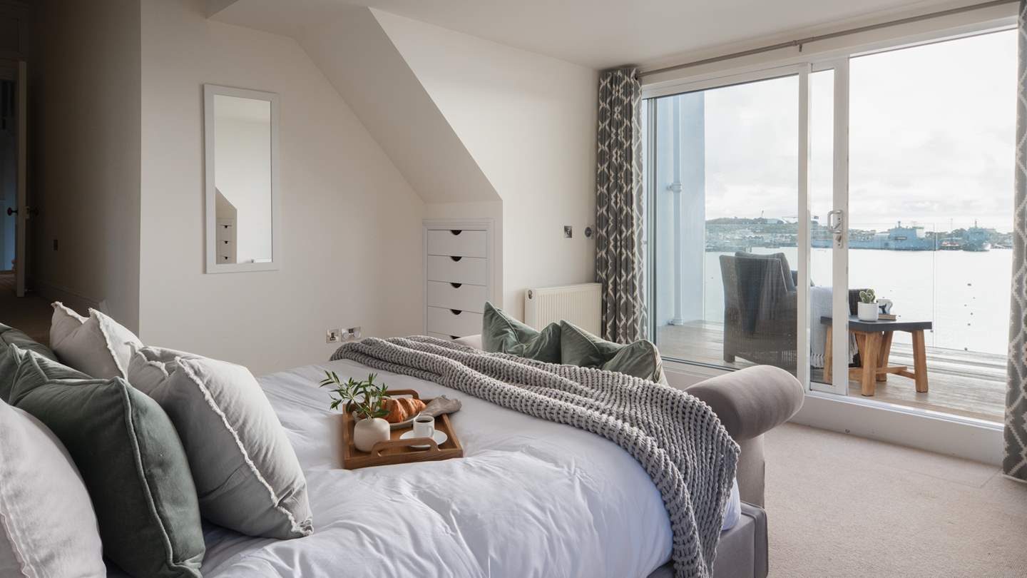 Lingering lie ins are simply irresistible with these views...