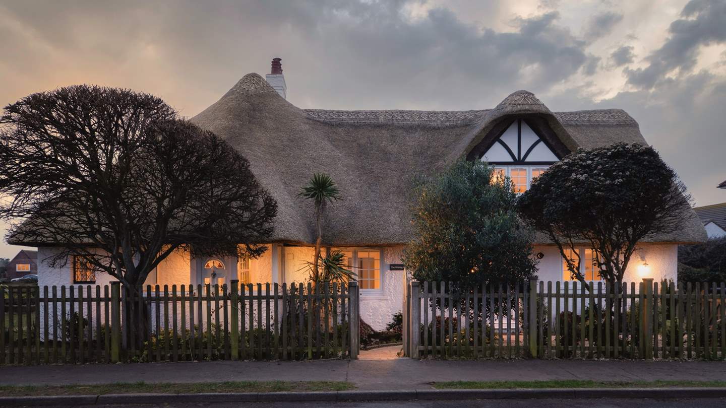 With a golden thatched roof, our handsome cottage brings a dose of fairytale living to the everyday 