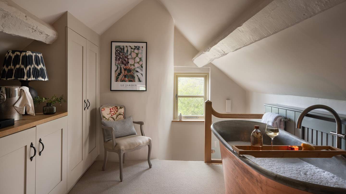 Escape the everyday with soothing soaks and a glass of something special...