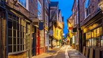 Take a stroll along Shambles Street, with buildings dating back to the 13th century...