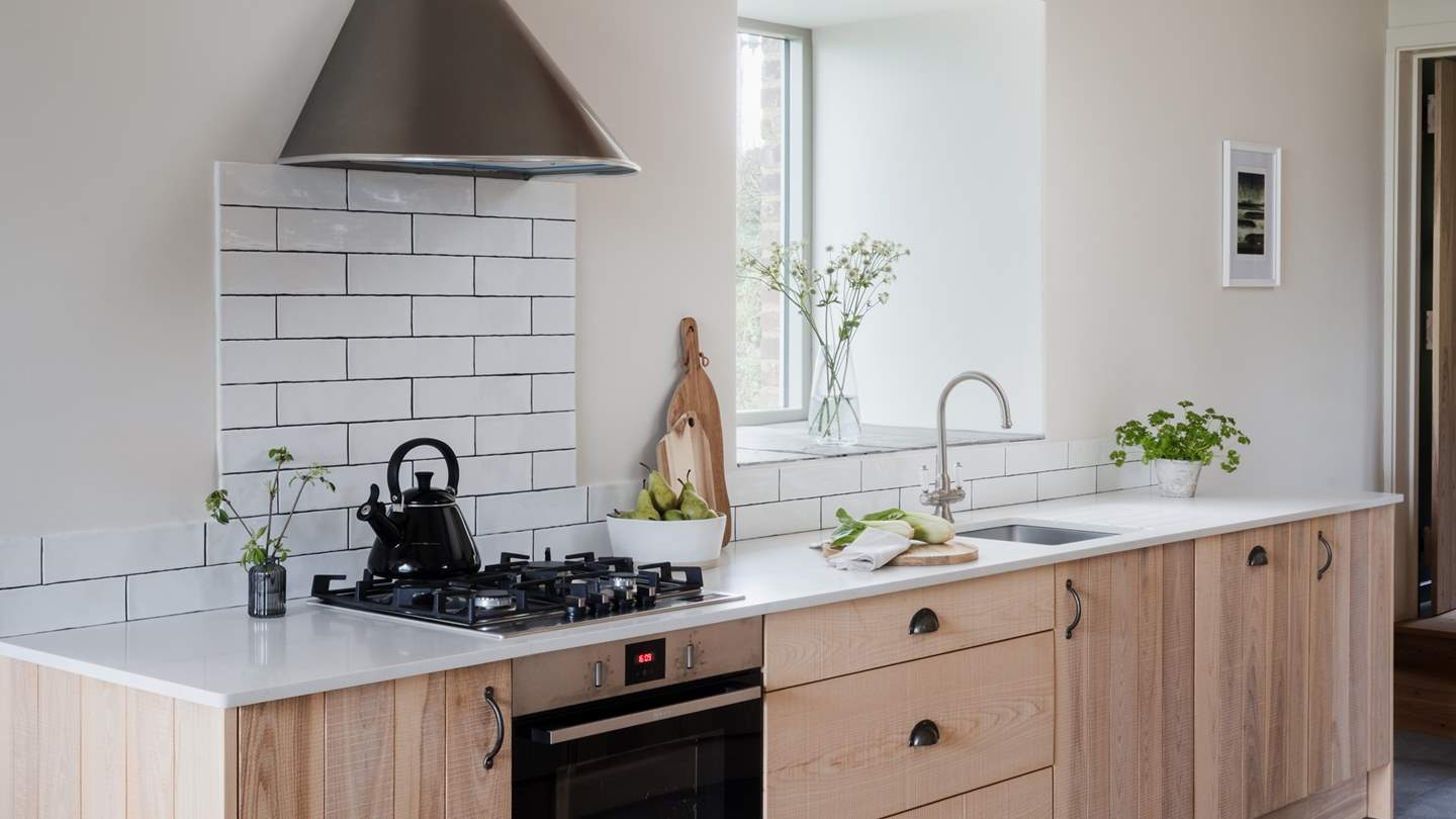 The kitchen is fully equipped with all you could possibly need to rustle up tantalizing treats 