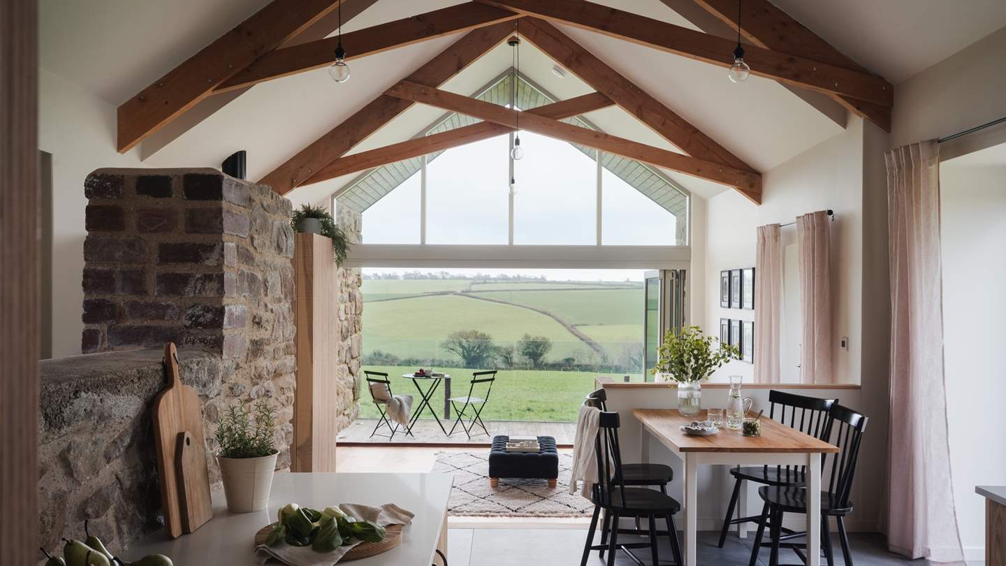 Enjoy magical meals with far reaching countryside views