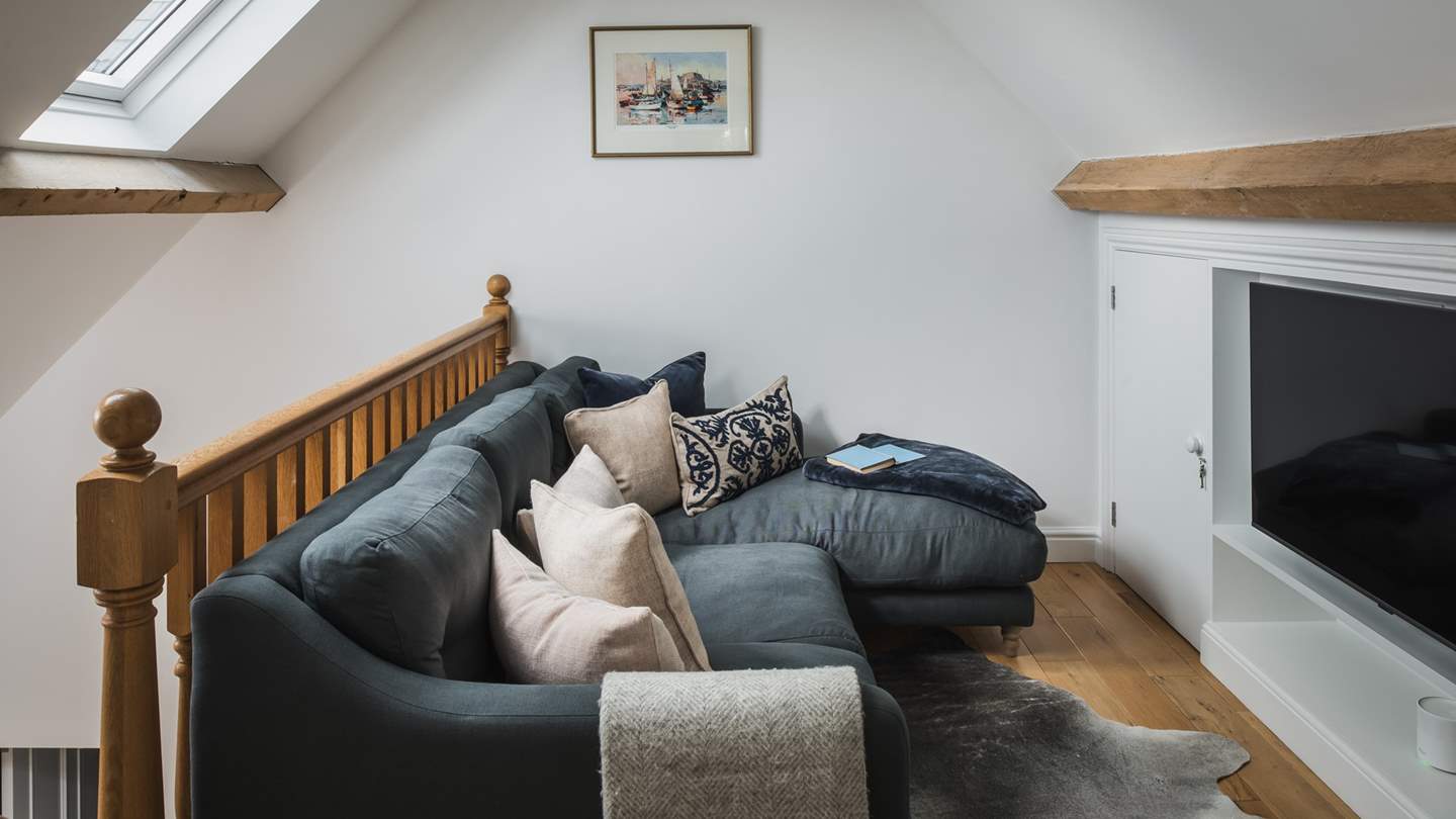 Set apart from the main house, it comes complete with a sitting room with a TV, a fully-equipped kitchen