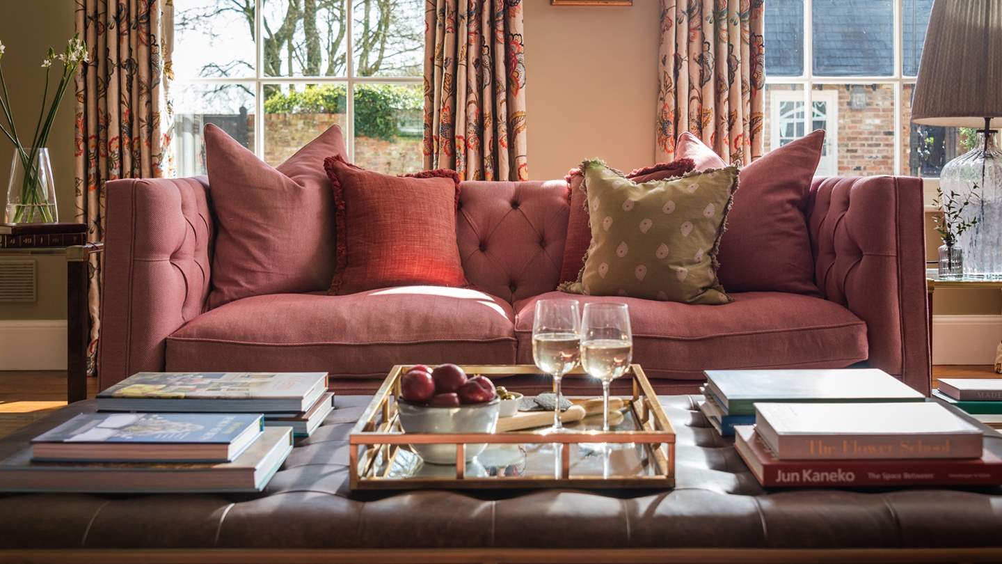 A real beauty bathed in sage and blush tones