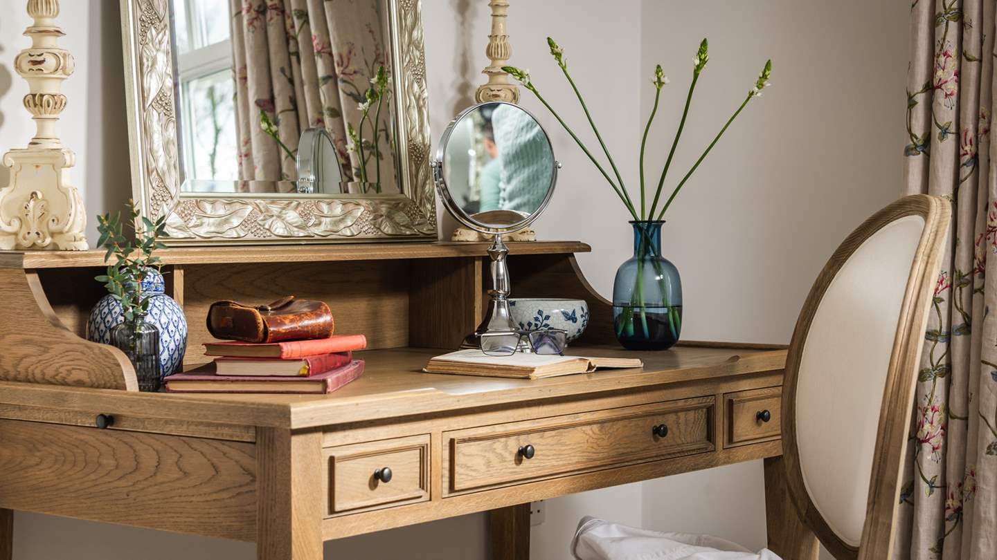 For utmost style and comfort, the master suite has a dressing room 