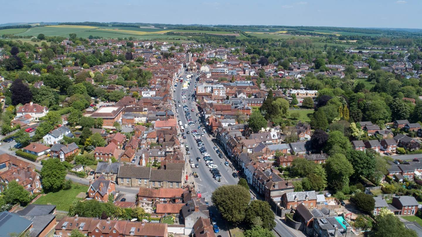 Marlborough high street was voted the second-best high street in the UK