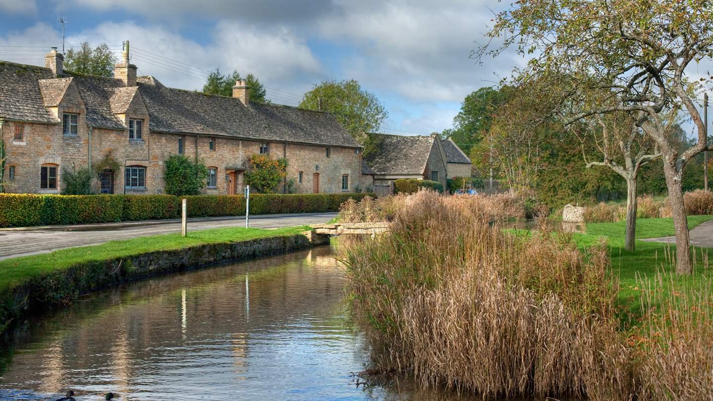 Postcard-pretty Lower Slaughter is only a moment's drive away...