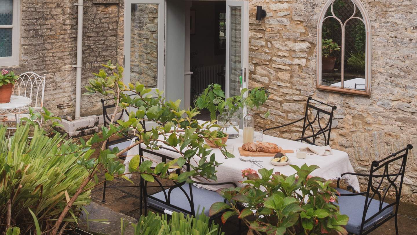 The rear garden beckons for further outdoor magic