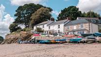 If you prefer to reside closer to home, wander toward the Helford River and picnic at the water's edge 
