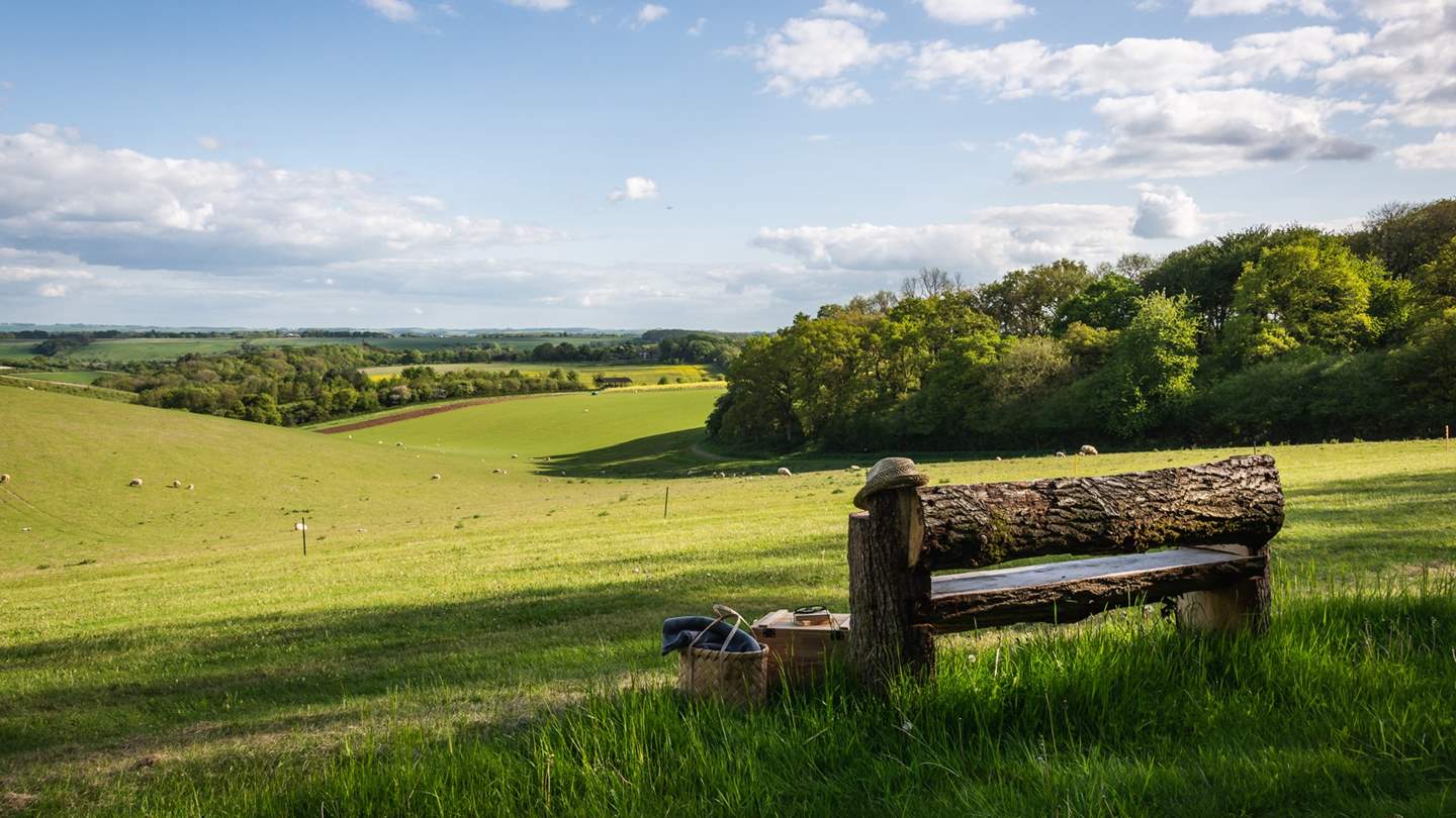 You'll never tire of the endless picnic spots throughout the farm...