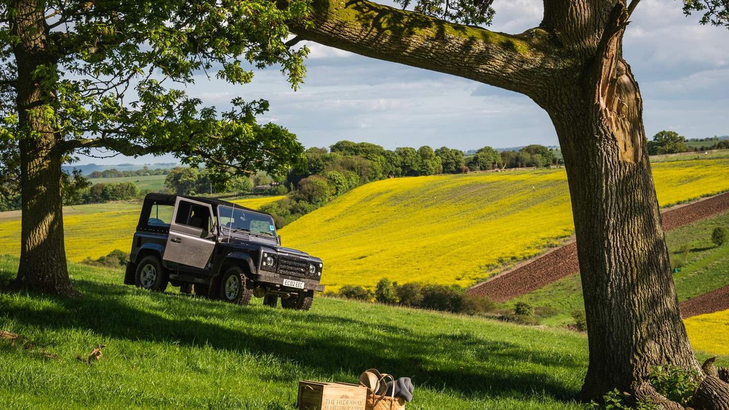For a canter through incredible scenery, book a horse ride with the livery next door to the farm