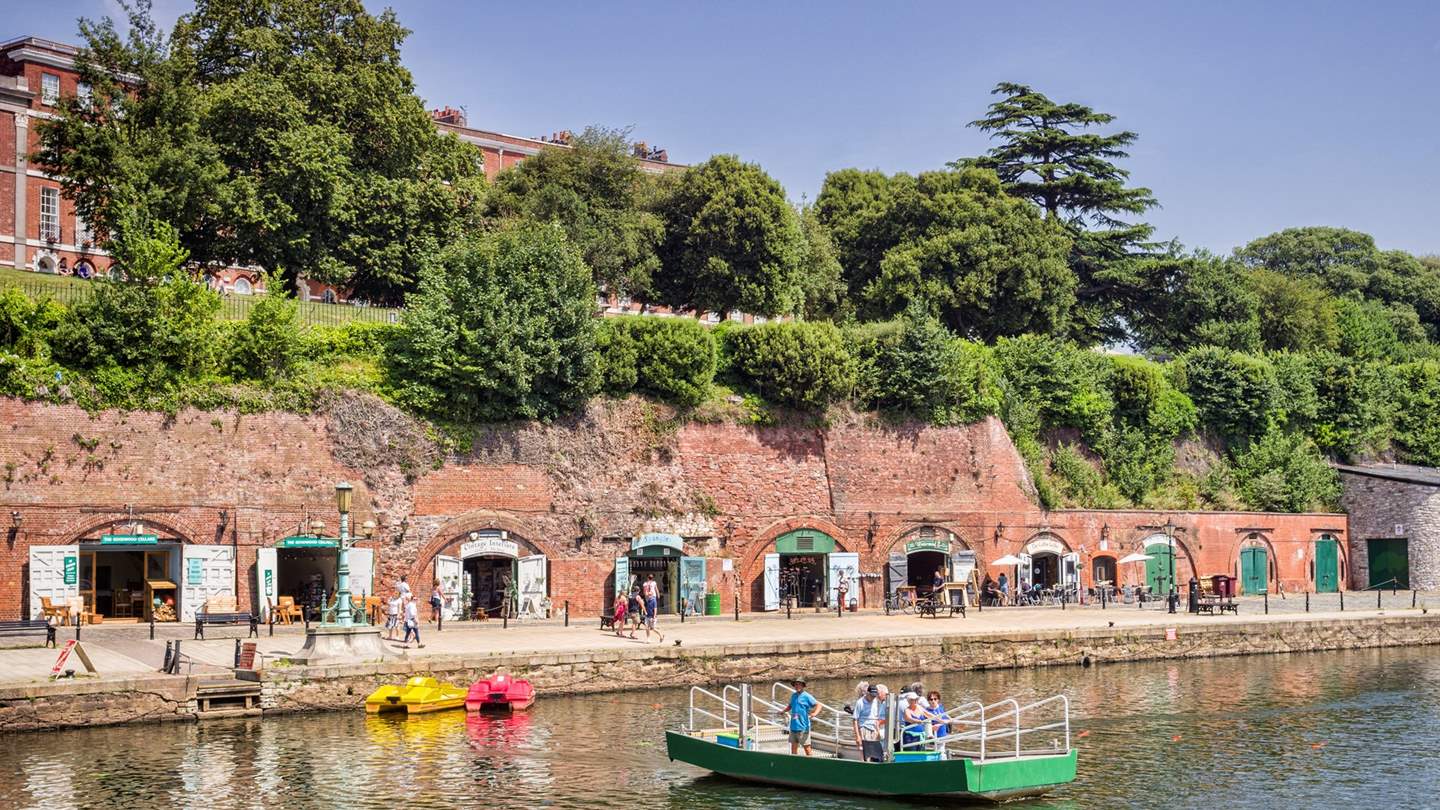 Spend your staycation days waterside at Exeter's infamous quay...
