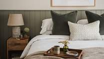 With the finest linens and cosiest cushions for the most serene repose