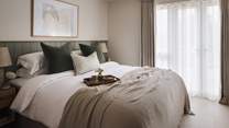 There are two sumptuous bedrooms at Elmwood, complete with ensuite bathrooms for total comfort and privacy