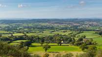 Venture to Blackdown Hills in the South for rambles through undulating hills and rugged moors