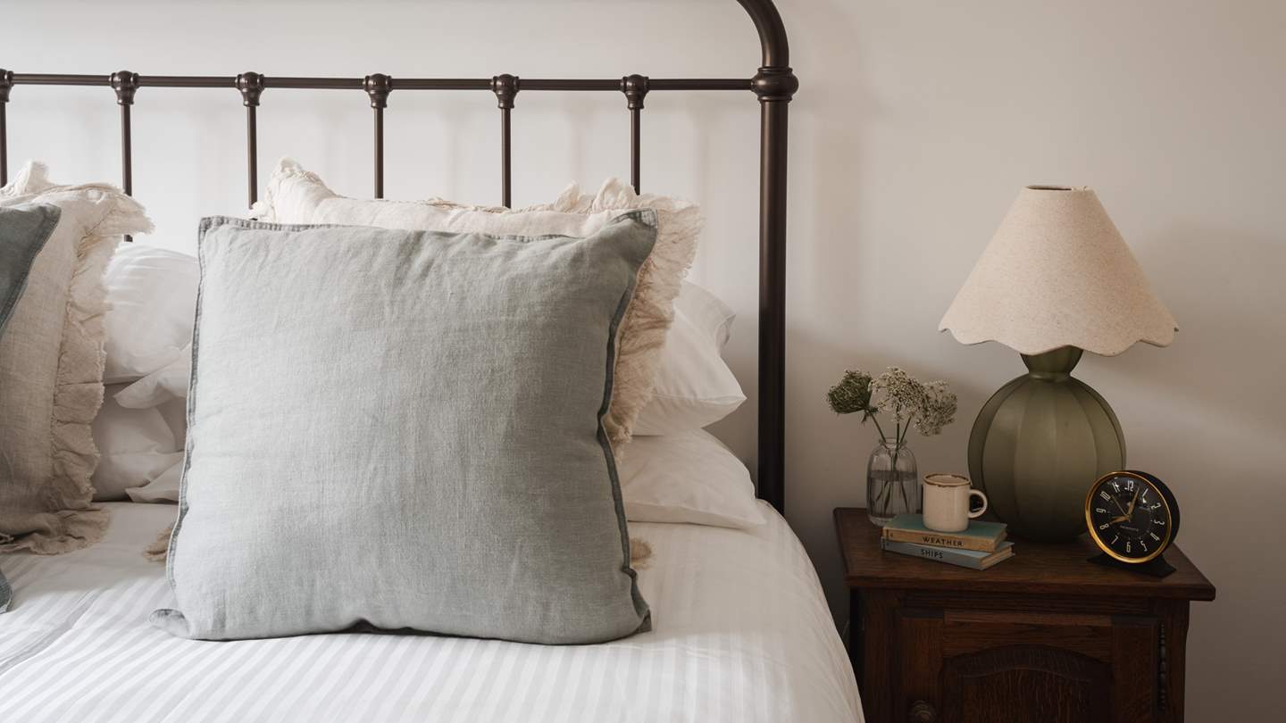 There is plenty of storage, including a hanging rail and chest of drawers