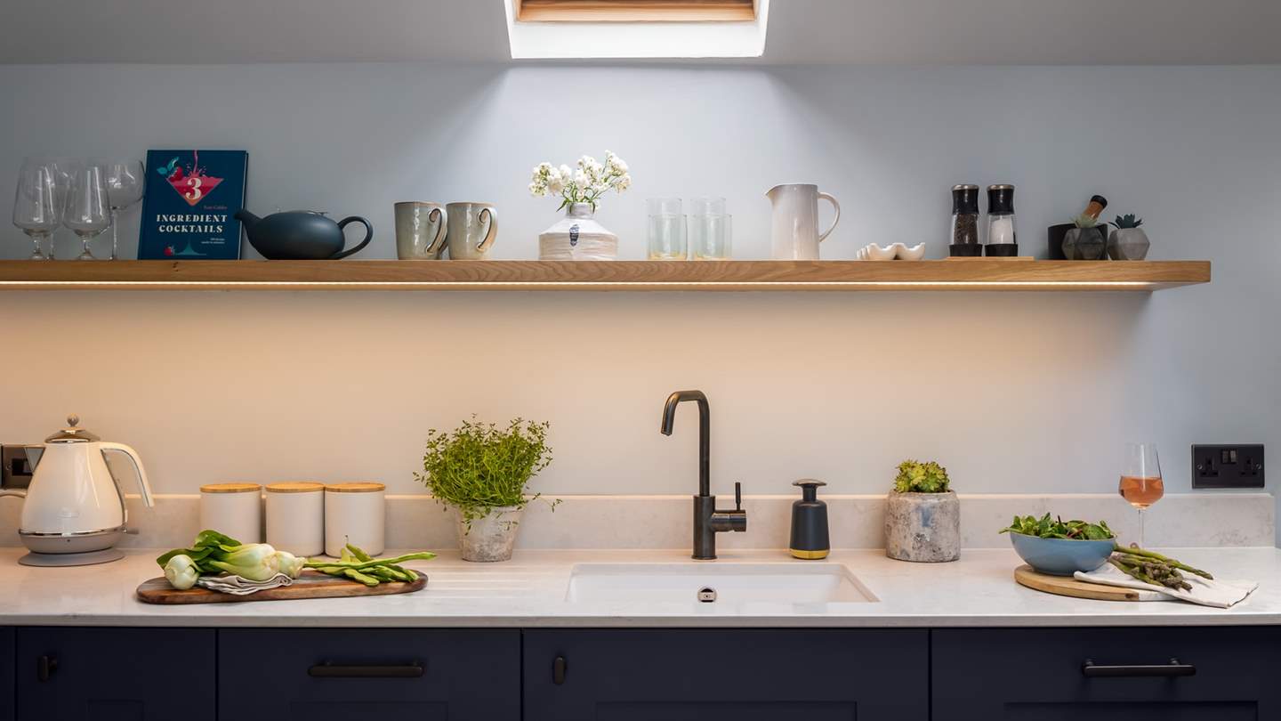 Prepare mouth-watering meals in the modern kitchen