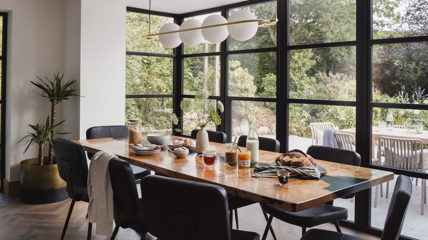 A characterful dining table for eight promises an exquisite space to dine