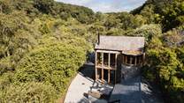 The wild beauty of Cornwall awaits at our contemporary woodland homestay in Cornwall 