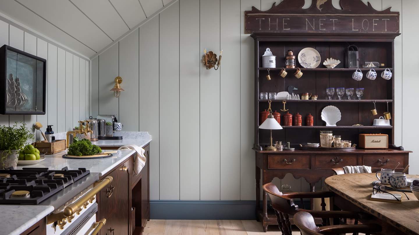 The Net Loft tells a tale of its stunning Cornish heritage, with gentle nods to the landscape in every thoughtfully curated corner