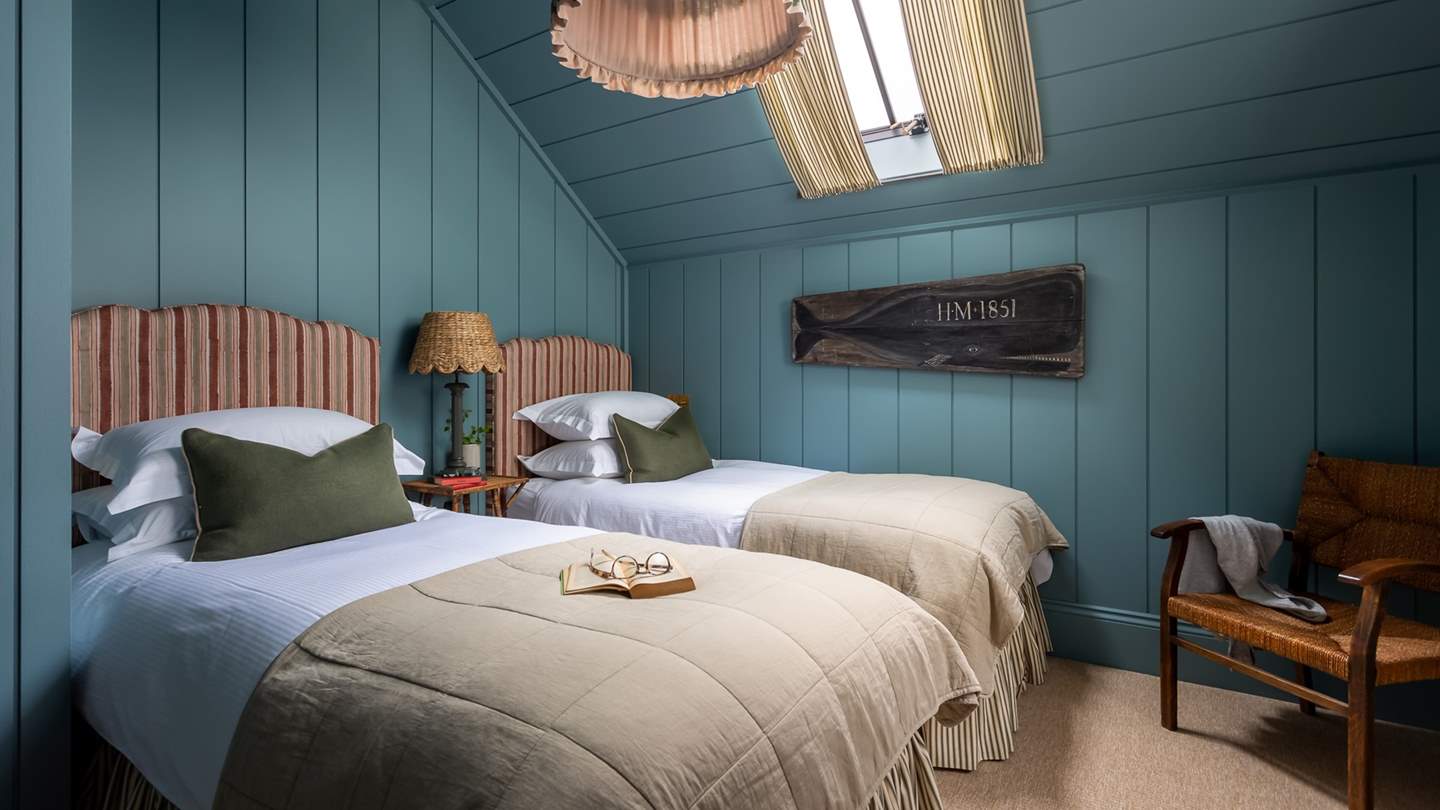 A zip-and-link super king size bed can be found in the second bedroom